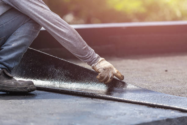 Professional Basement Waterproofing technician working in Manchester Township, NJ